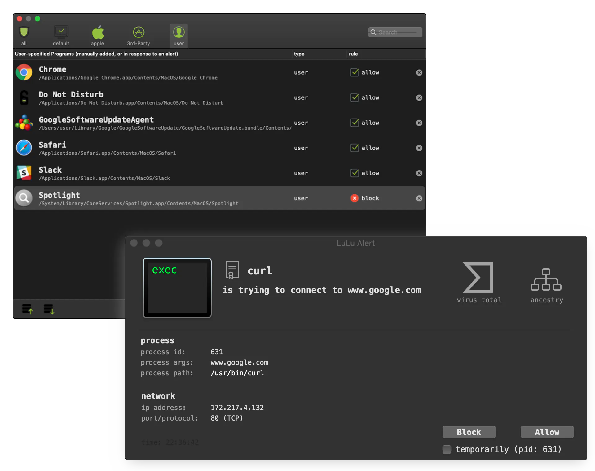 1787717264-c2f66081eaa4f83.png LuLu for mac v4.5.1 防火墙工具 中文版免费下载