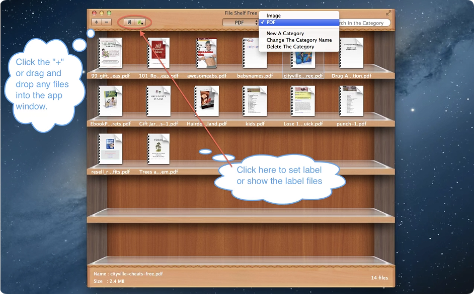 1782281141-ba0db63b6547905.png Bookshelf – Library for Mac v6.4.0 电子书与文件索引管理工具 破解版下载