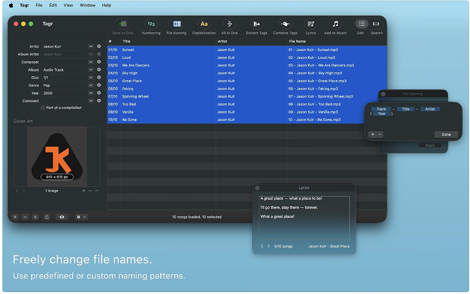 1779673499-4d2e5598916e39a.png Tagr for Mac v5.14.1 音乐标签编辑器 破解版下载