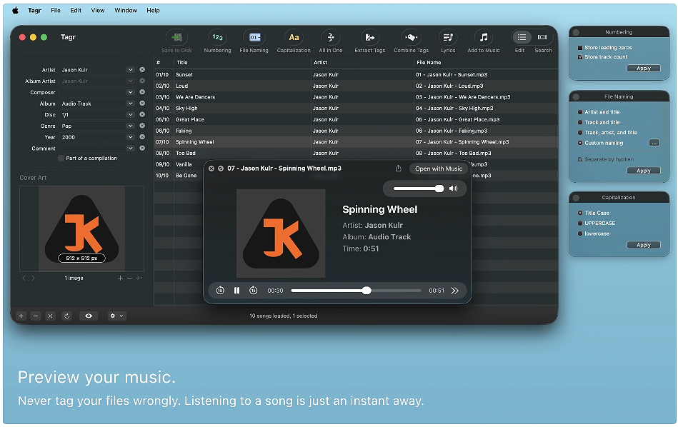 1779673501-e1fd6b0ce683042.png Tagr for Mac v5.14.1 音乐标签编辑器 破解版下载