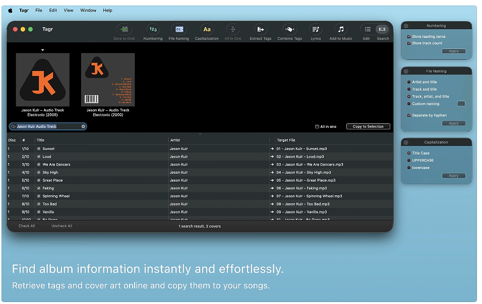 1779673502-6117292d568399f.png Tagr for Mac v5.14.1 音乐标签编辑器 破解版下载
