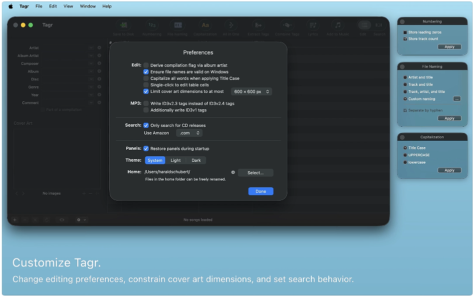 1779673503-558e0def517ad03.png Tagr for Mac v5.14.1 音乐标签编辑器 破解版下载