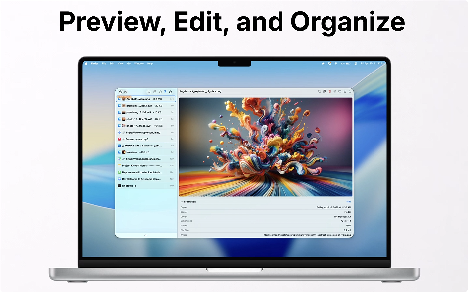 1779945748-5ce99927e3e87e6.png Awesome Copy for Mac 6.1.2 轻量剪贴板历史管理工具 中文破解版下载