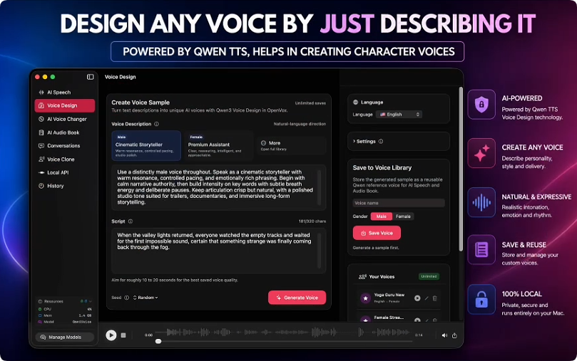 1779946319-3e96675fb39b693.png OpenVox – Local Voice AI for mac(本地离线语音AI工具)v1.6.4中文破解版下载