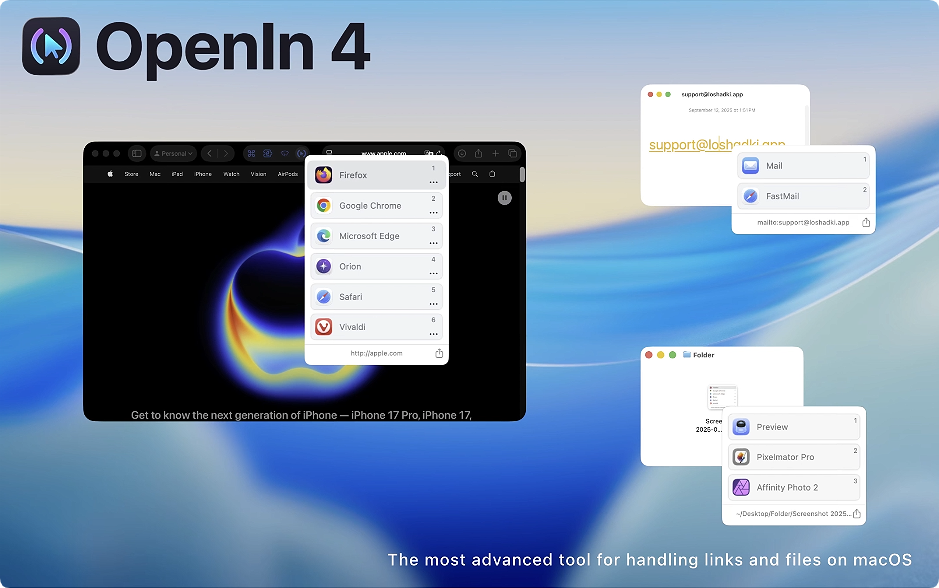 1784101876-c440598b05b7cd9.png OpenIn 4 for mac v4.4.0 高级链接处理工具 破解版下载