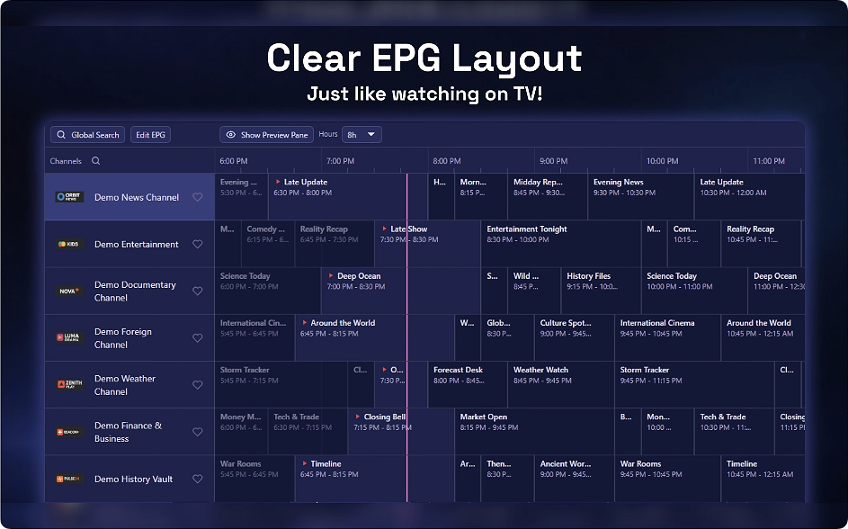 1787121698-8b40fac39d80646.png IPTV Player Zero for mac v1.8.88 M3U播放器 破解版下载